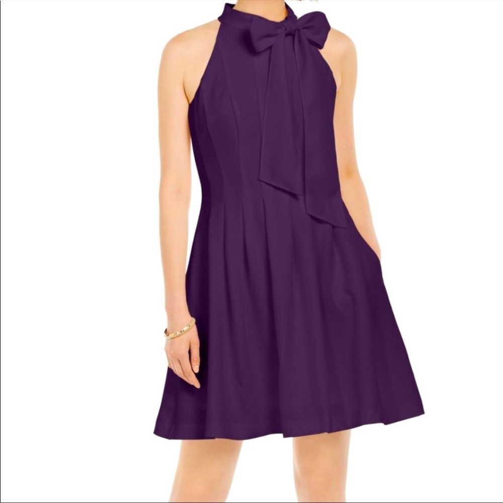 Vince Camuto High Neck Halter Dress 10P